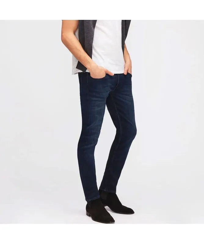 7 For All Mankind Slimmy Tapered Jeans | Deep Blue - JSMXA230IP