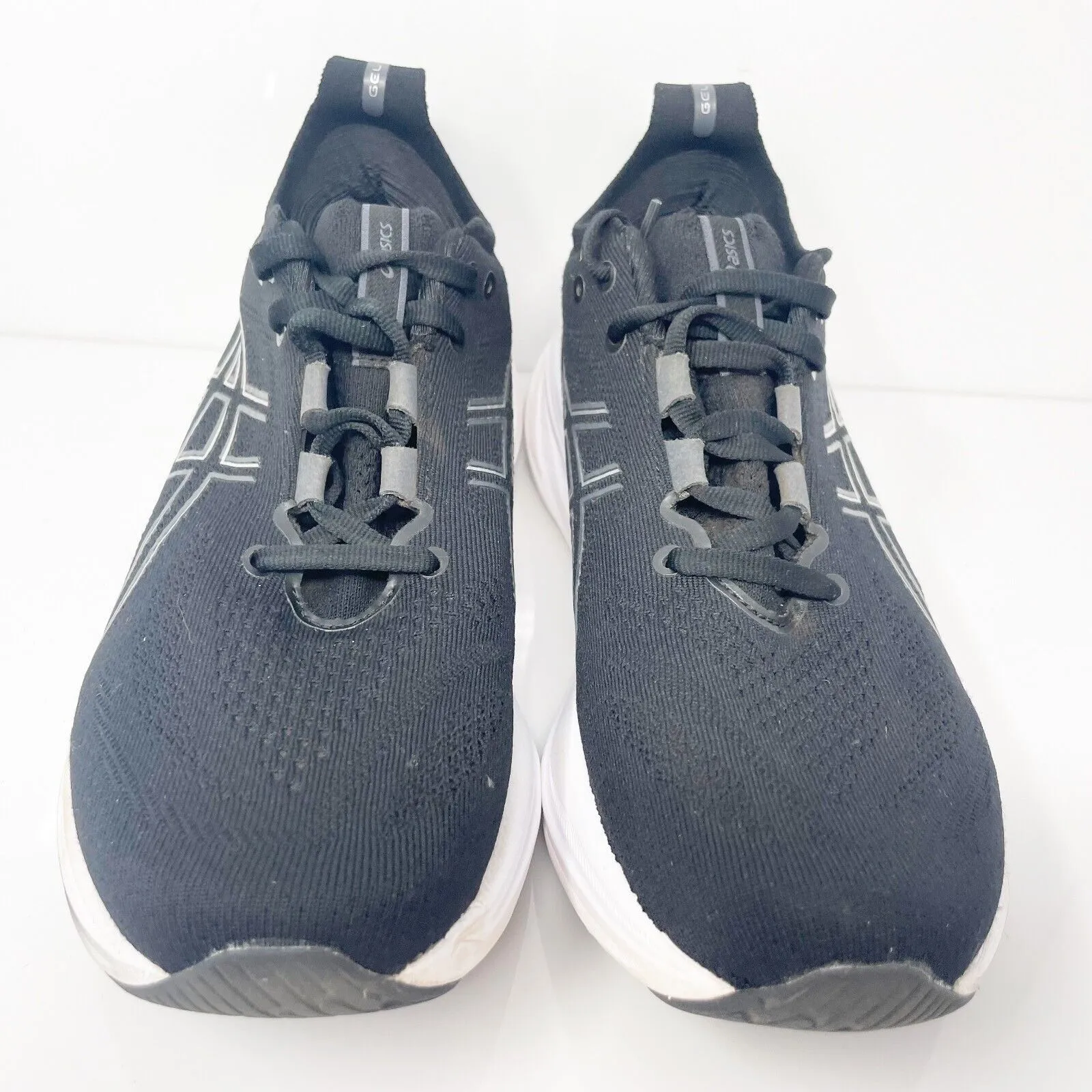 Asics Womens Gel Nimbus 26 1012B602 Black Running Shoes Sneakers Size 8.5 W