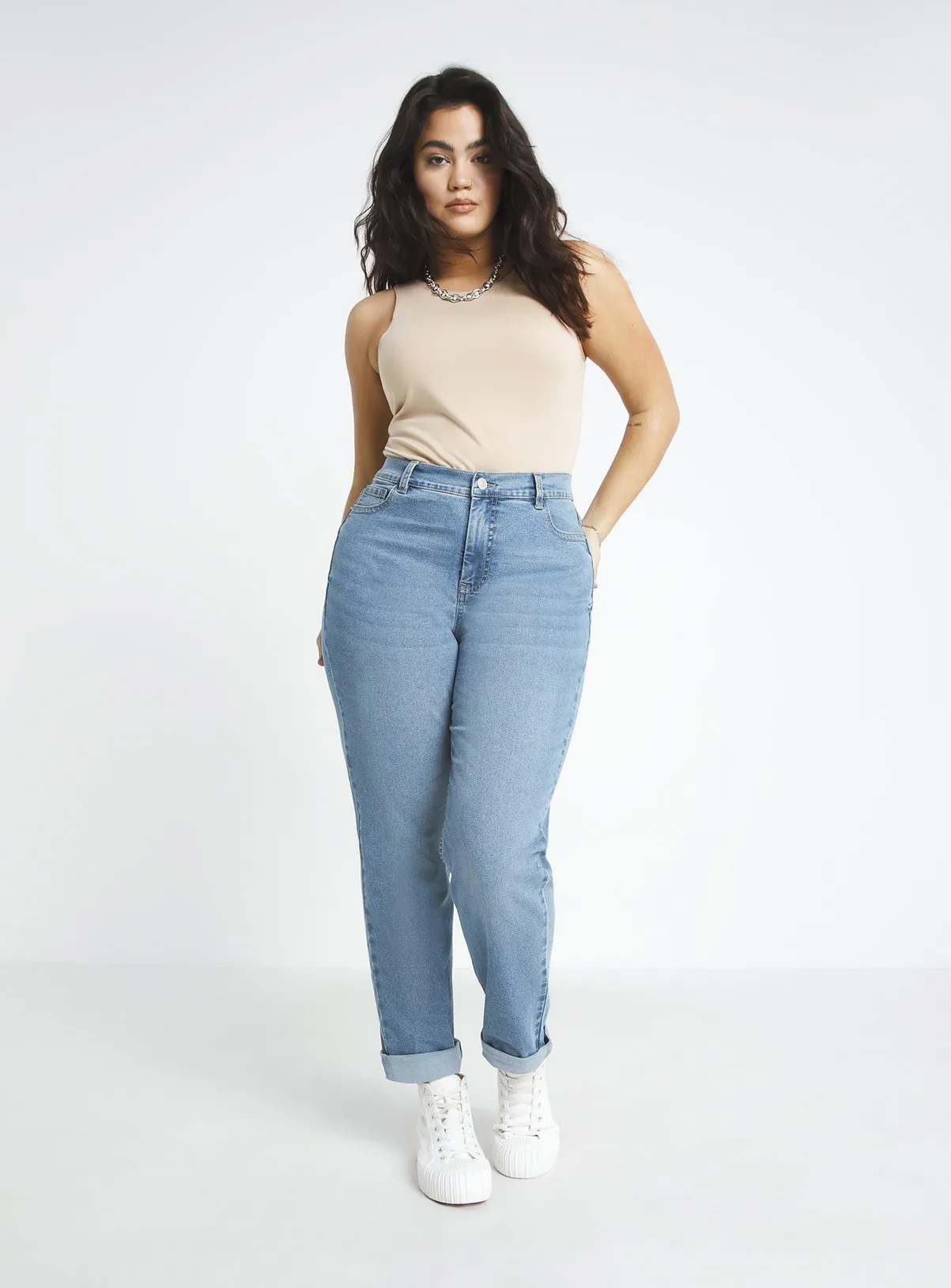 Buy SIMPLY BE 24/7 Mid Vintage Boyfriend Jean 18 | Jeans | Tu