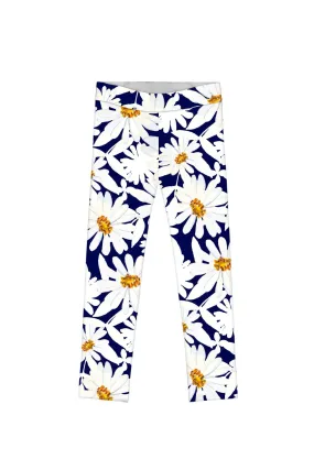 Daisyland Lucy Cute Floral Print Full-Length Leggings - Girls