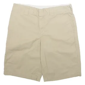 DICKIES Mens Chino Shorts Beige Relaxed M W34