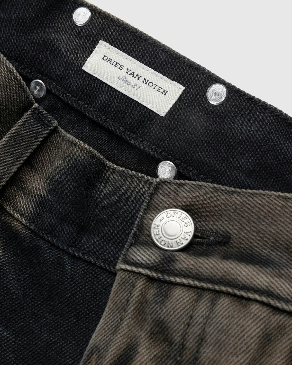 Dries van Noten – Pine Acid Wash Jeans Black | Highsnobiety Shop