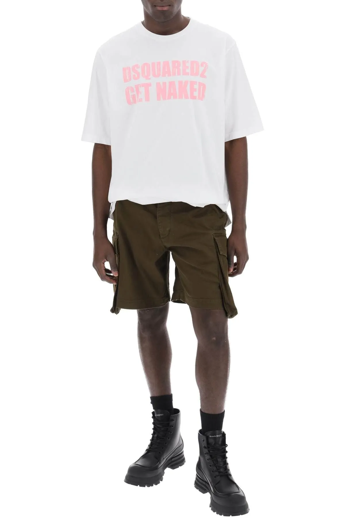 Dsquared2 Skater Fit Printed T Shirt