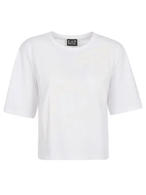 Ea7    Ea7 Logo Cotton T Shirt