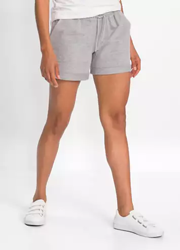 Elasticated Waist Sweat Shorts by bonprix | Look Again