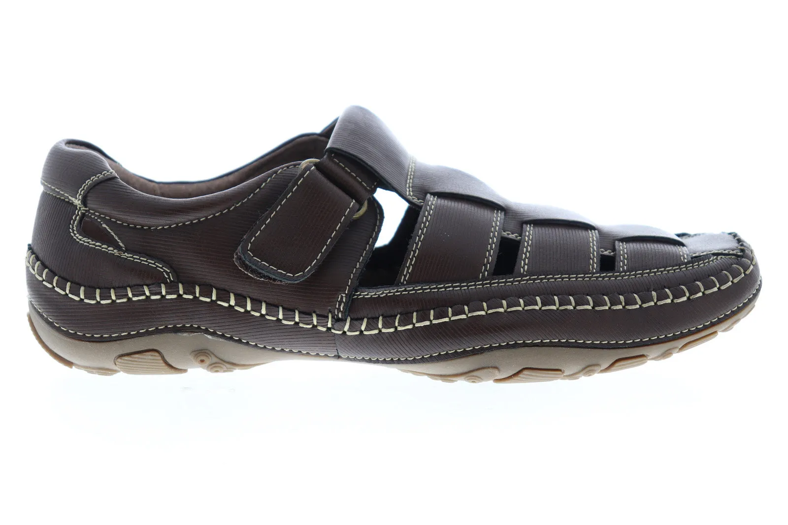 GBX Sentaur 135592-2 Mens Brown Adjustable Strap Sport Sandals Shoes