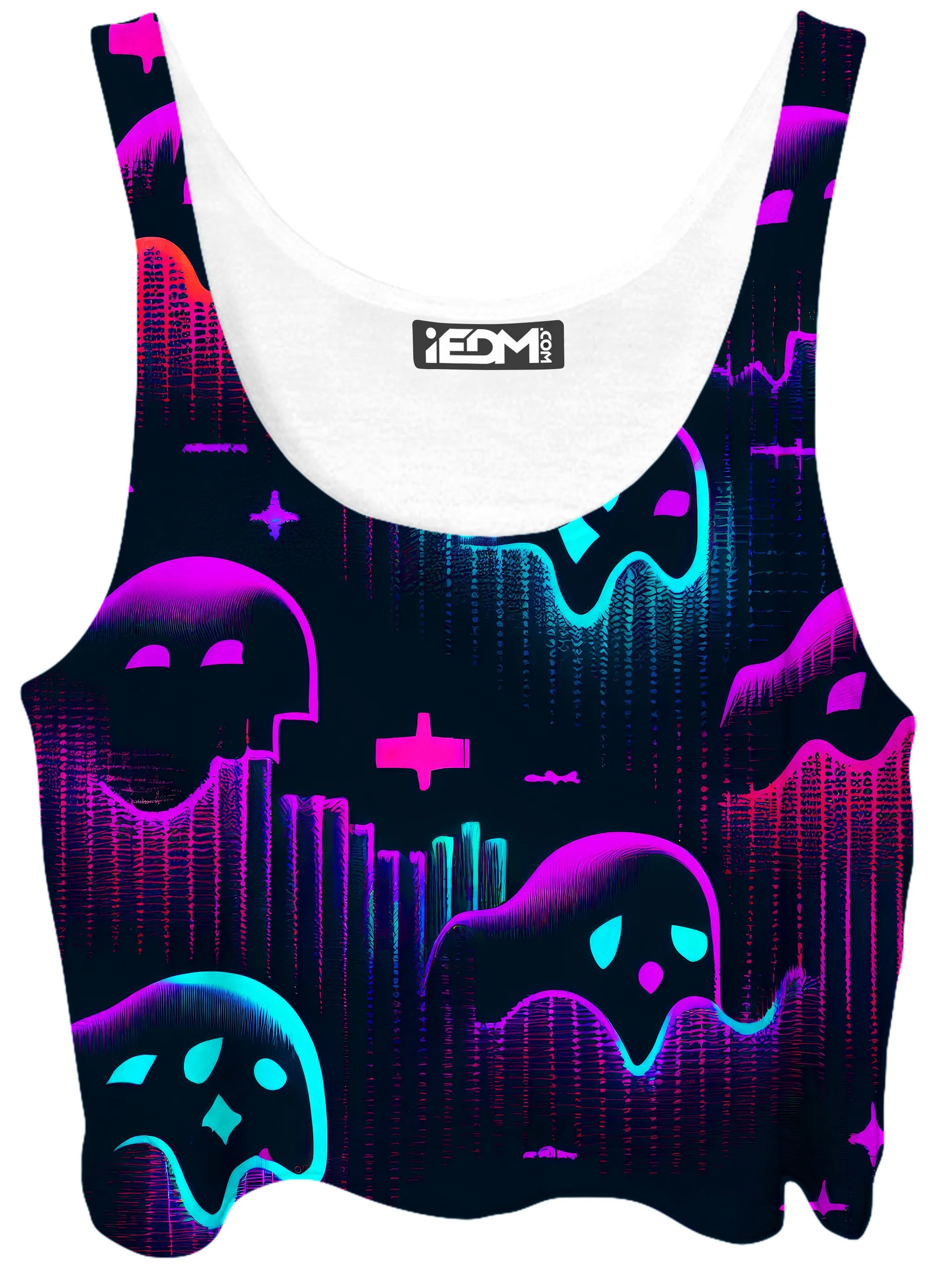 Ghost Melt Crop Top and Booty Shorts Combo
