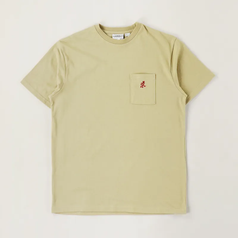 Gramicci One Point T Shirt Beige
