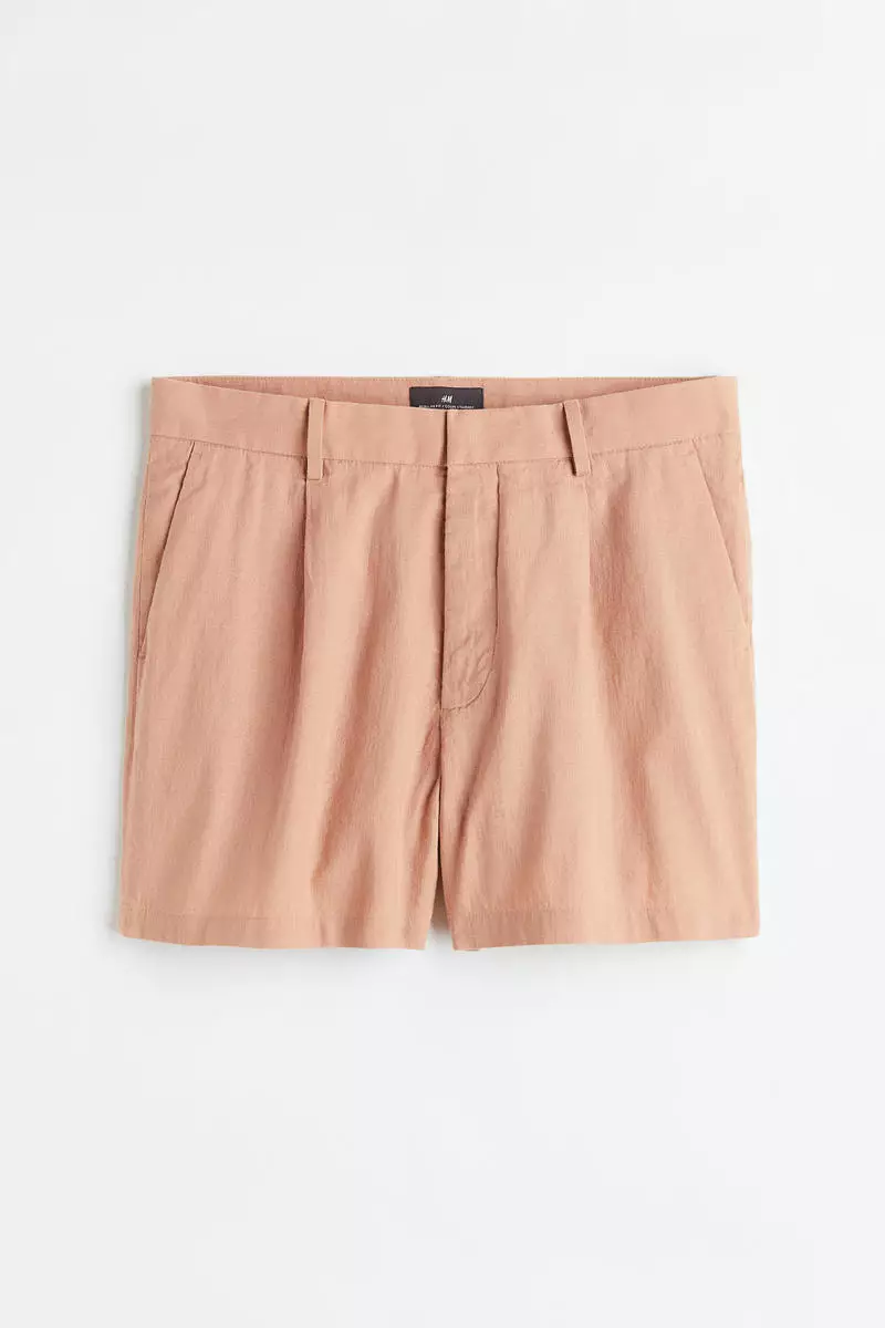 H&M Regular Fit Linen-blend shorts