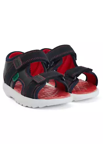 Infant & Junior Kickster Leather Sandals by Kickers | Look Again