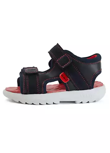 Infant & Junior Kickster Leather Sandals by Kickers | Look Again