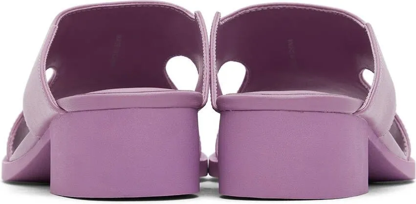 Issey Miyake Purple United Nude Edition Fin Heeled Sandals