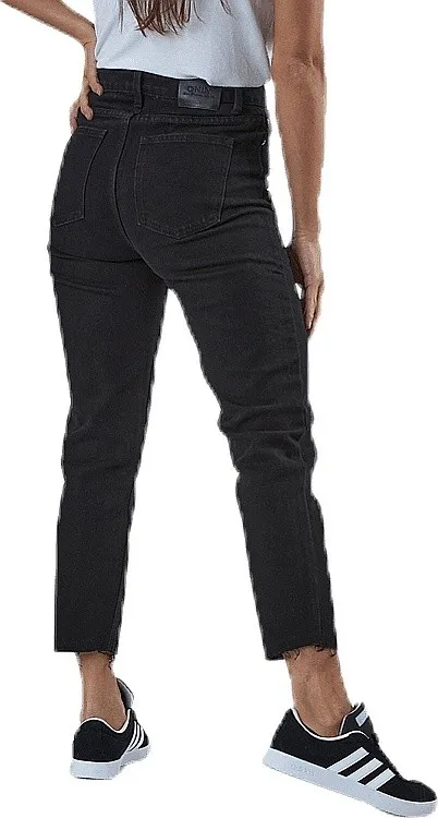 jeans ONLY Emily Life HW Str Crp Ank BB Mea034 - Black Denim - women´s