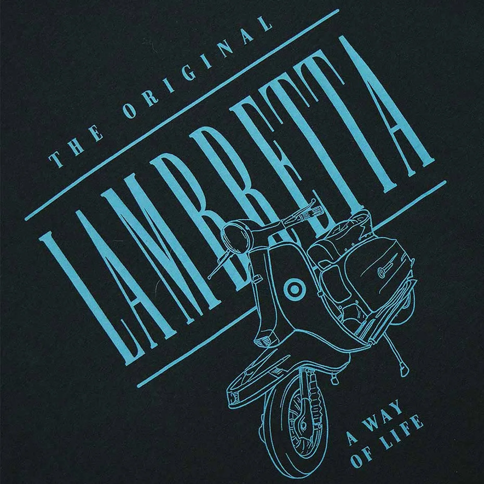 Lambretta Mens Scooter Artwork T-Shirt