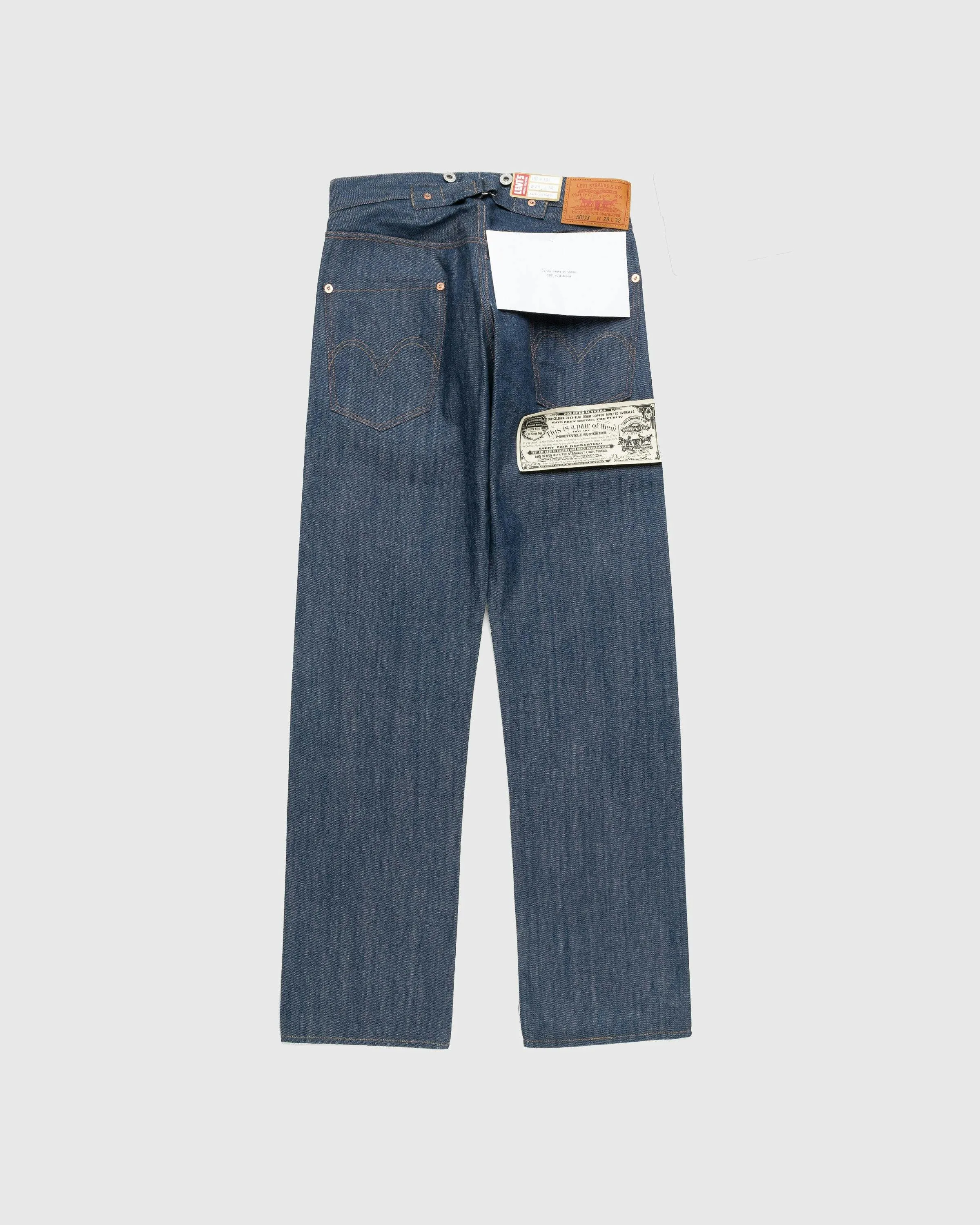 Levi's – 1901 501 Jeans Dark Indigo Flat Finish | Highsnobiety Shop