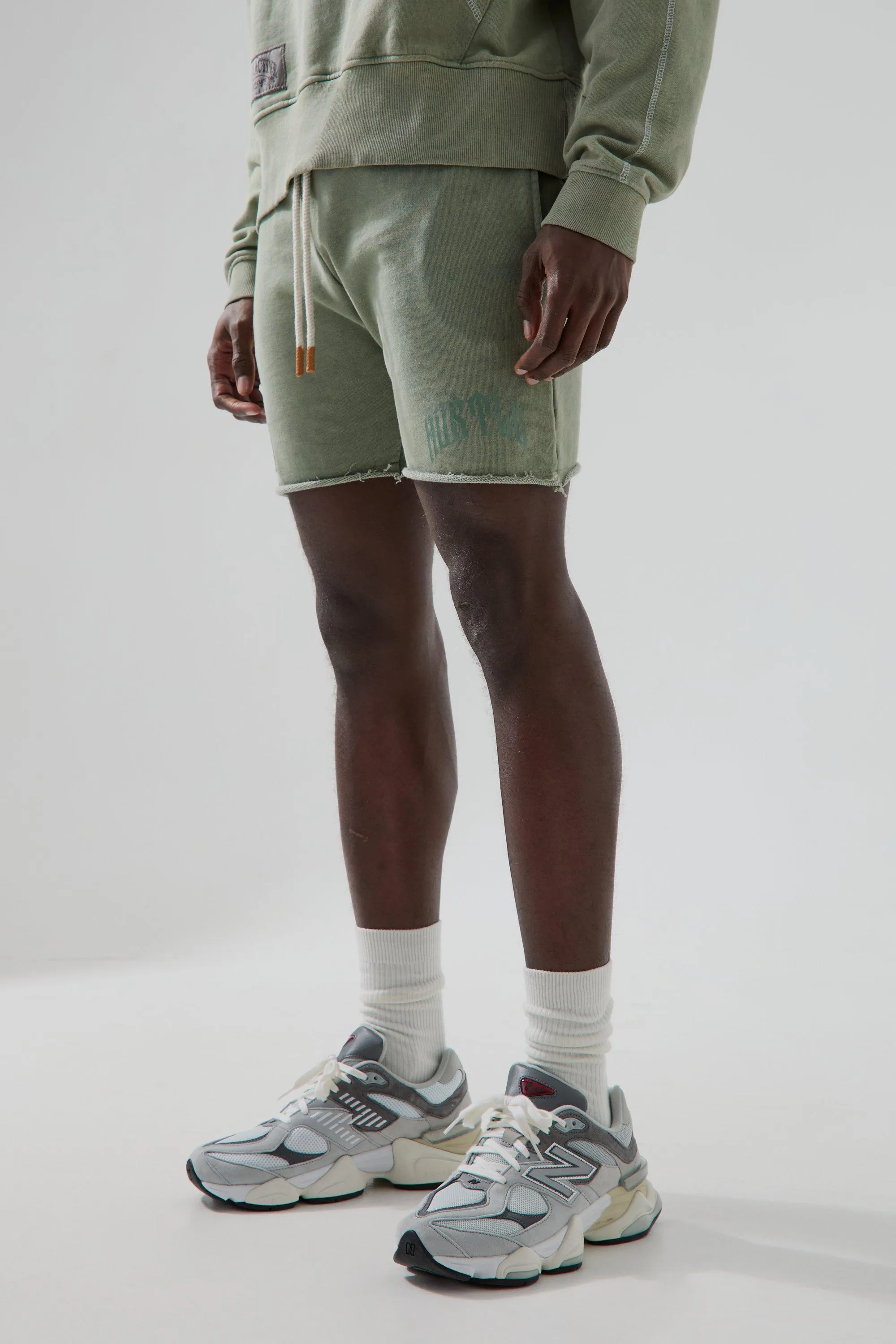 Man Active Washed Rest Day Shorts | boohooMAN UK