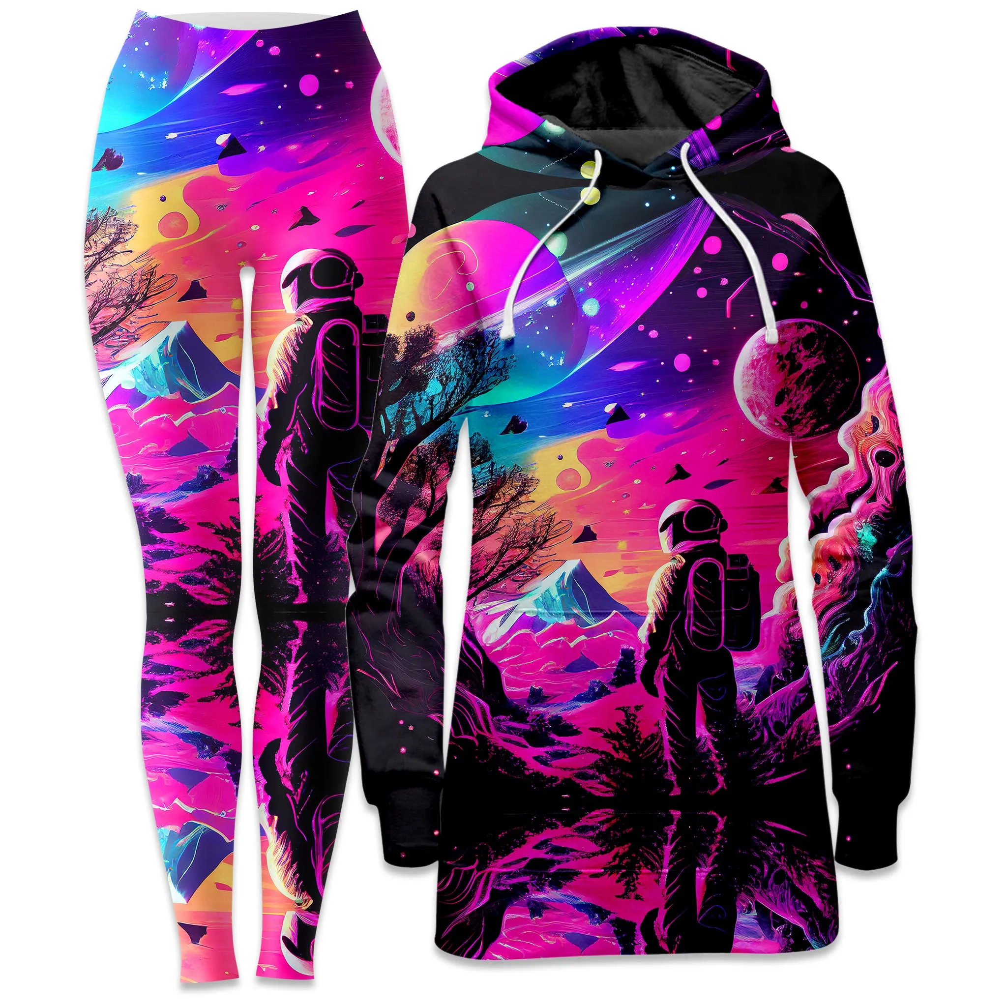 Metasphere Hoodie Dress and Leggings Combo