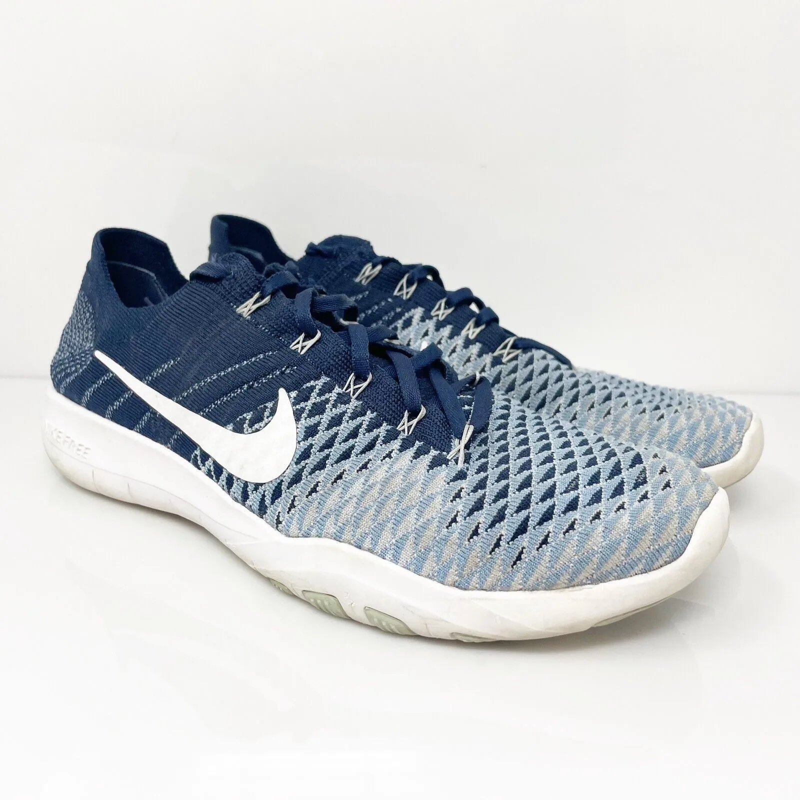 Nike Womens Free TR Flyknit 2 904658-400 Blue Running Shoes Sneakers Size 9