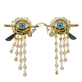 Ogle- the Surrealist Flip Lense Blue Eyed Glasses