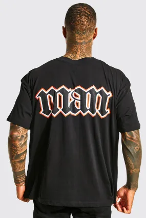 Oversized Extended Neck Man T-shirt