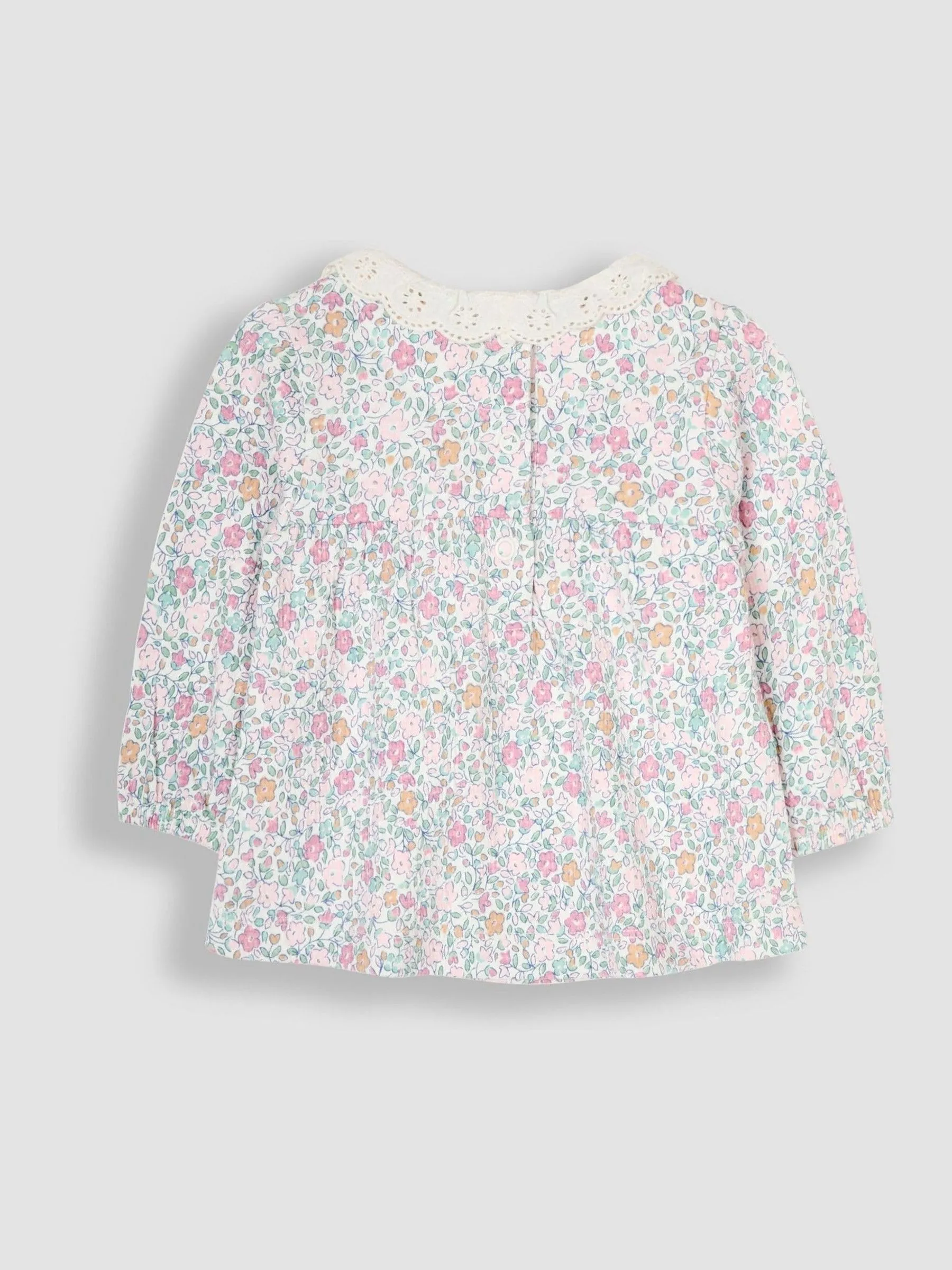 Pink Ditsy Floral Tunic and Leggings Set 3 Piece