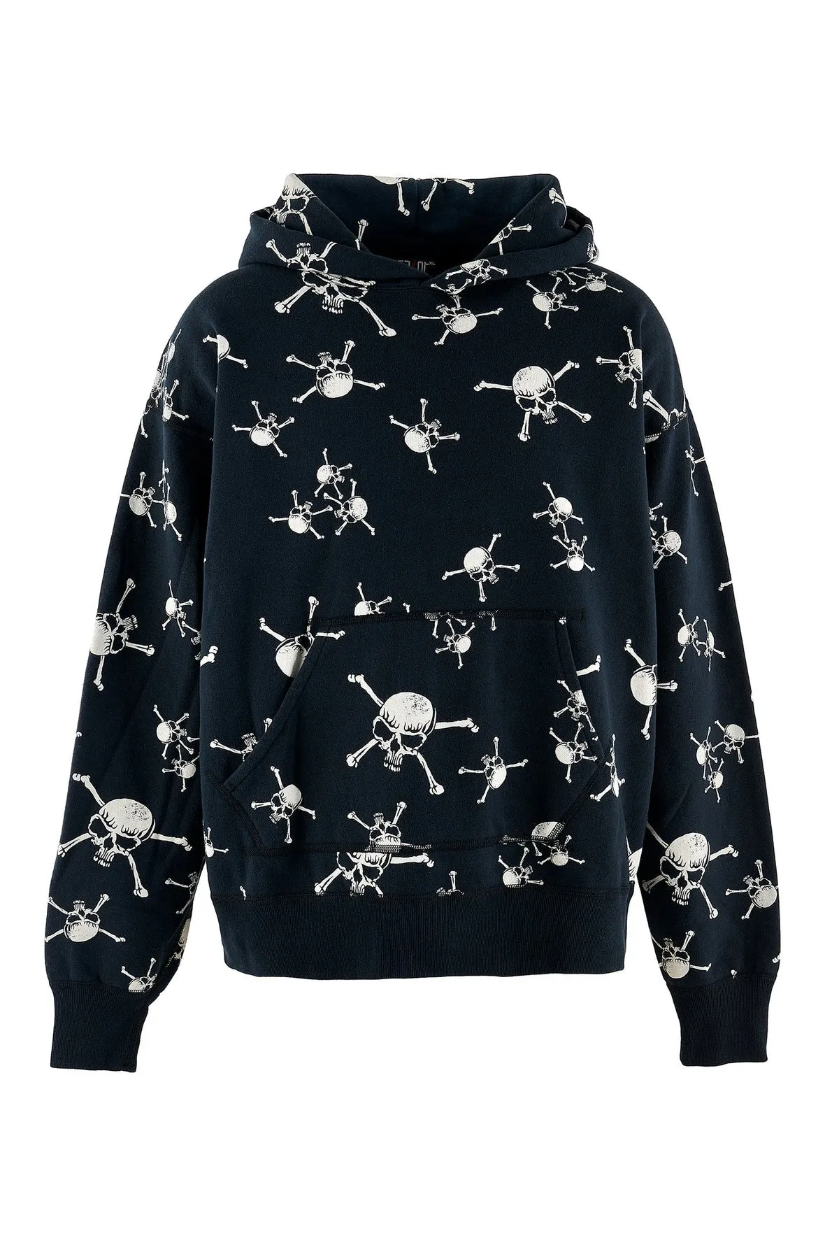 Saint Mxxxxxx  |Skull Street Style Long Sleeves Plain Cotton Logo Hoodies