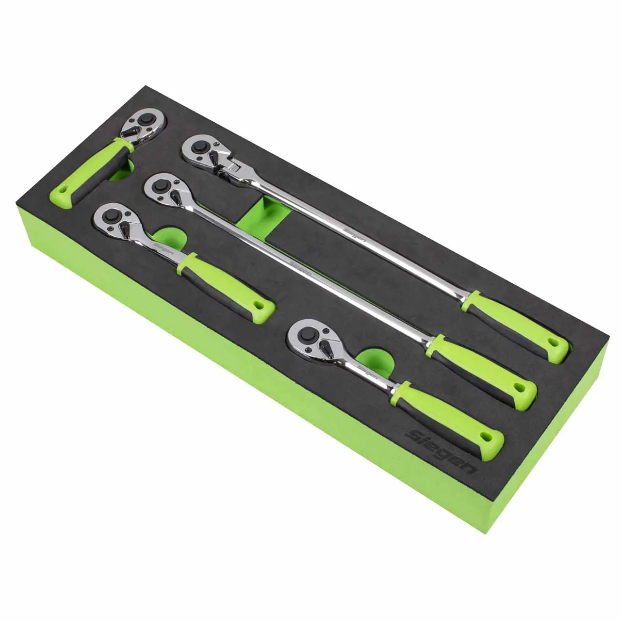 Sealey S01290 Ratchet Wrench Set 1/4" Sq(5 Pieces) Drive Flip Reverse
