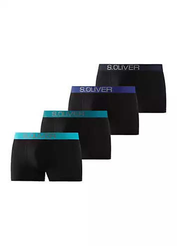 s.Oliver Red Label Pack of 4 Boxer Shorts | Grattan