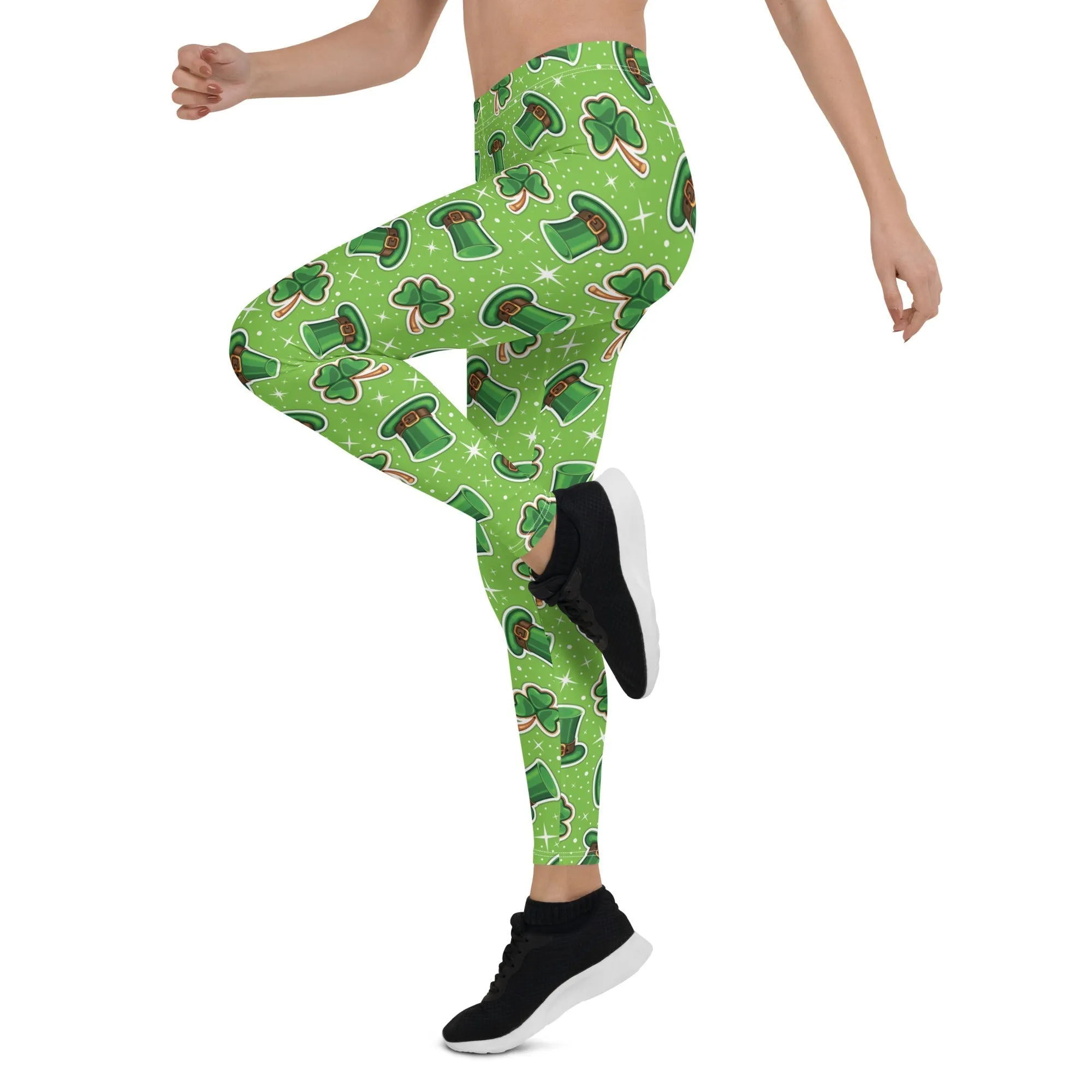 St. Patrick Day Pattern Leggings
