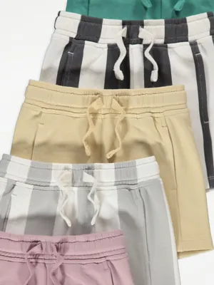 Stripe Colourful Shorts 5 Pack | Kids | George at ASDA