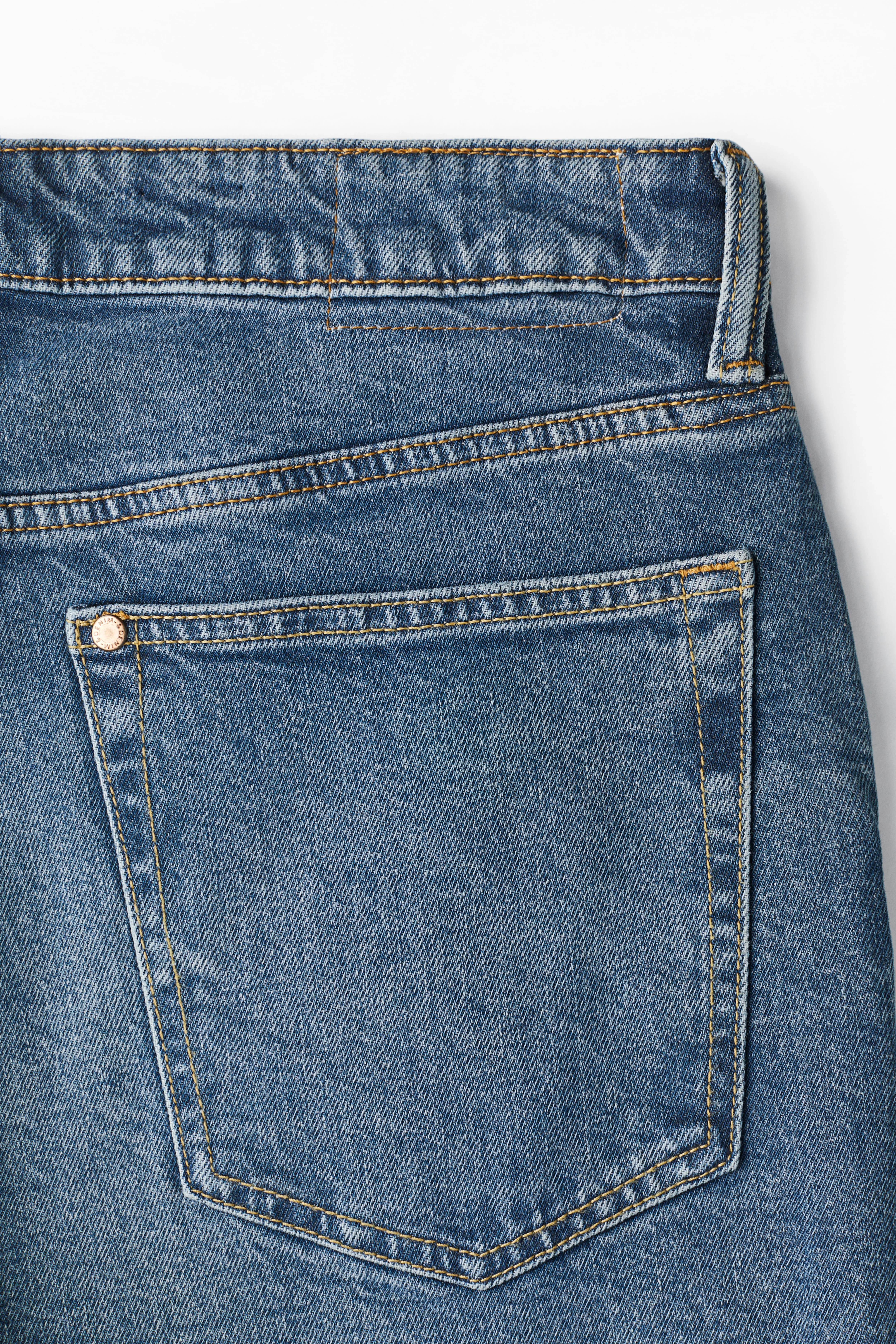Tapered Regular Jeans - Regular waist - Long - Denim blue - Men | H&M GB