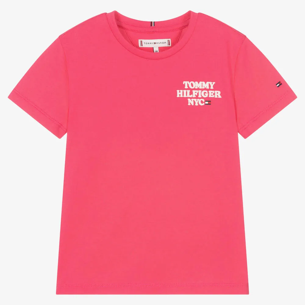 Teen Girls Pink Logo T-Shirt