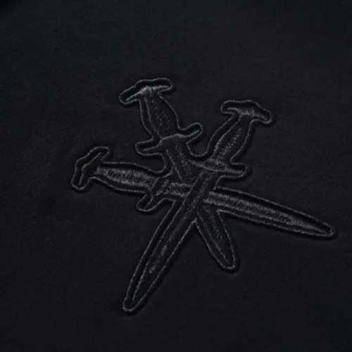 UNKNOWN  |Unisex Sweat Street Style Long Sleeves Cotton Logo Hoodies