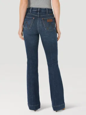 WRANGLER RETRO GREEN JEANS WOMAN HIGH RISE TROUSER |112317722