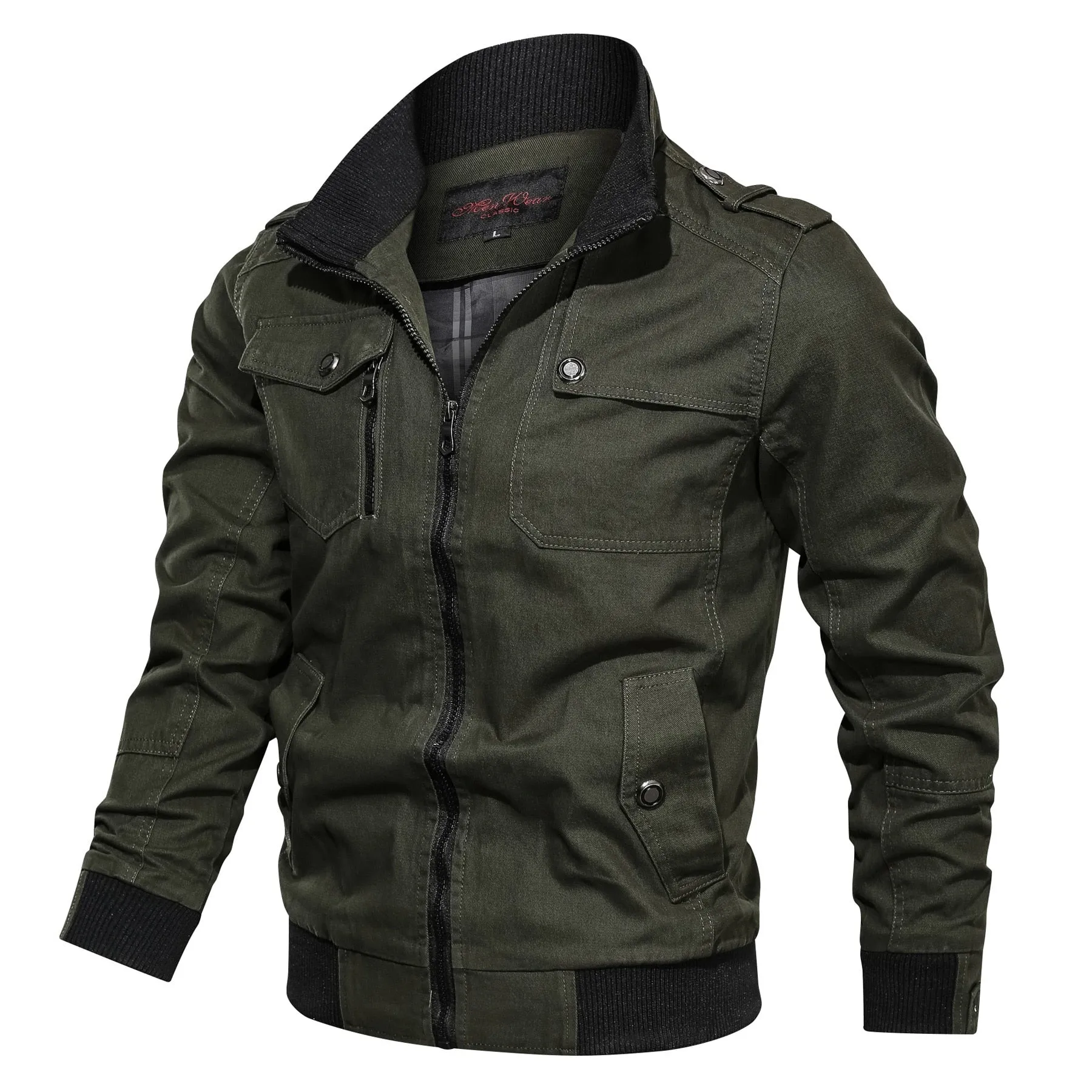 Xituodai Spring Autumn New Jacket Men Fashion Slim Bomber Windbreaker Jackets Coat Men's Clothing Tactics Military Casual Jacket